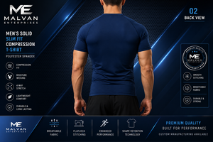 Camiseta Deportiva de Manga Corta para Hombre, Corte Ajustado, Cuello Redondo, Secado Rápido, Tejido de Poliéster, Personalizable, Calidad Premium - Product Image 2