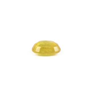 Loose 3.35 Carat Oval Cut Yellow Sapphire Gemstone for Fine Jewelry - Product Image 3