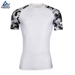 Camisetas de Compresión de Manga Corta para Entrenamiento de MMA, Diseño Sublimado, Ropa Deportiva Personalizada - Product Image 1
