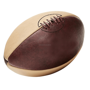 Ballon de rugby vintage en cuir de haute qualité, meilleur look rétro classique, ballon de rugby vintage en cuir - Product Image 3