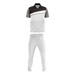 Conjunto de Uniforme de Cricket Personalizado, Camisa con Cuello, Pantalones Blancos de Cricket de Secado Rápido, Fabricante Mayorista OEM - Product Image 1