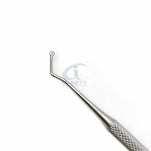 Cucharas Excavadoras Dentales de Acero Inoxidable Reutilizables y Autoclavables, Cuchara Excavadora de Doble Extremo, Instrumento para Eliminar Caries y Dentina, con Certificación CE - Product Image 3