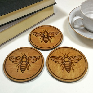 Sous-verres en bois d'acacia de luxe modernes, écologiques et de haute qualité, résistants à la chaleur, pour table basse et boissons – Vente chaude - Product Image 5