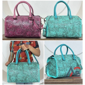 Bolsas de Viaje de Cuero Hechas a Mano, Personalizadas, Tamaño Grande 2026, Unisex, de Cuero Vacuno Genuino, para Fin de Semana, Deporte y Ropa - Product Image 1