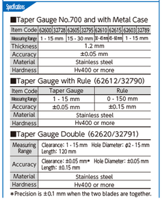 Calibrador cónico SHINWA 62600 para medir diámetros interiores de 1-15 mm y espacios, ligero, compacto y estable con dos hojas de acero inoxidable. - Product Image 6