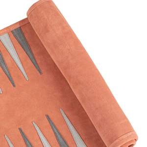 Juego de Backgammon de Cuero, Gamuza y Terciopelo Hecho a Mano, Tablero Plegable Resistente con Estuche de Almacenamiento, Precios al por Mayor - Product Image 5