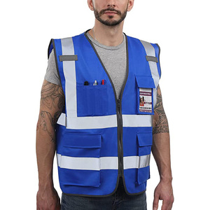 Hi-Vis Contrast Safety Workwear Reflective <b>Overalls</b> Rainwear Bib Pants - Product Image 5