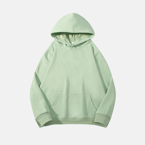 Sweat à capuche unisexe oversize avec cordon de serrage, capuche croisée, épaules tombantes, poche kangourou et poignets côtelés - Product Image 2