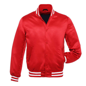 Veste en satin décontractée pour homme, hiver, polyester, boutons décoratifs, tissu satiné, manches longues, en vente - Product Image 2