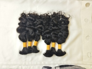 Extensiones de Cabello Natural Remy de un Solo Donante de Tamil Nadu, India, Textura Natural, Color Natural, Venta al por Mayor, Grado Superior, 100% Remy, Doble Trama a Máquina - Product Image 2