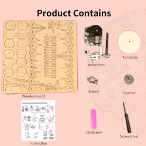 Puzzle 3D in Legno MUSIC PARK, Kit Fai-da-Te Carillon 'You Are My Sunshine', Regalo di Compleanno per Donne - Product Image 6
