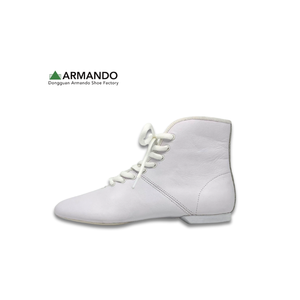 Bottes de danse pour adultes, baskets de danse jazz et ballet à tige haute, noires, pour femmes et hommes, avec lacets - Product Image 2