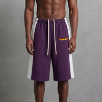 Article tendance du moment : Shorts pour hommes Street Wear, vêtements décontractés d'été, respirants, 100% coton, avec empiècements latéraux.