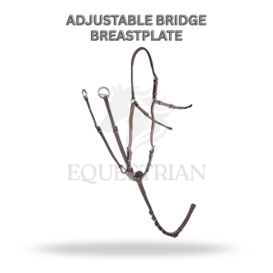 Pechera de equitación inglesa ajustable de tamaño completo para control del caballo - Product Image 2