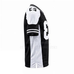 เสื้อทีมกีฬาอเมริกันฟุตบอลแขนสั้น ชุดกีฬาสำหรับการแข่งขัน ออกแบบเองได้ ขายส่งเสื้อผ้ากีฬา - Product Image 3