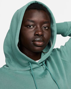 New Arrival Oversize Women's 100% Cotton Hoodies Drop Shoulder Heavyweight Long Sleeve Screen Printing Plus Size Autumn/Winter - Product Image 4