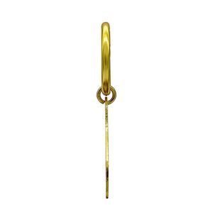 Pendientes Colgantes de Mariposa en Tono Dorado, Aros de Latón Chapados en Oro de 14K para Mujer, Joyería para Regalo de Fiesta - Product Image 3