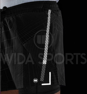 FlexCore Dual Layer Training Shorts Athletic Running Shorts with Compression Liner <b>Stretch</b> Fitness Wear - Product Image 5