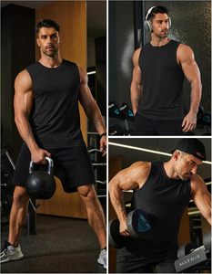 Débardeur de sport pour homme, coupe oversize, sans manches, coupe musclée, léger et respirant, pour l'entraînement, personnalisable avec logo, en gros - Product Image 4