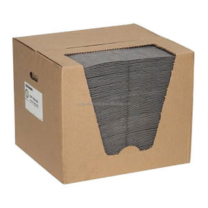 N-FIBER P45 Almohadillas Absorbentes de Aceite Hidrófobas de Alta Absorción de 1.6L para Control de Derrames Industriales, 100 Almohadillas/Caja - Product Image 4