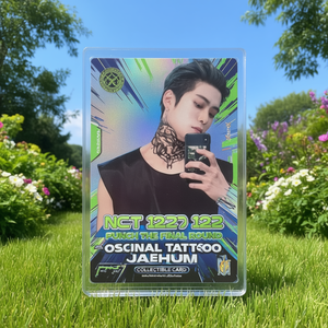 NCT 127 Neo Zone Punch the Final Round - Carte à collectionner officielle Jaehyun avec tatouage - Product Image 1