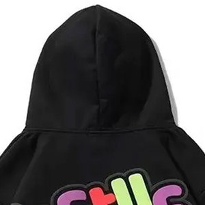 Nouveauté en promotion : Sweat-shirts à capuche pour hommes avec impression en relief, style basique en coton mélangé, respirants et au design unique - Product Image 4