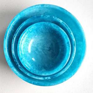 Elegante Tazón de Resina Moderno para Servir en la Mesa, para Frutas, Ensaladas, Bocadillos, Vajilla Decorativa para la Cocina - Product Image 5