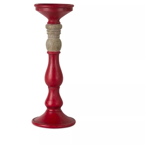 Luxury design 2 tone red natural mango wooden small medium large candle holder 3 <b>pc</b> <b>set</b> pillar candle holder customize option - Product Image 2