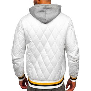 Abrigo de invierno para hombre, chaqueta acolchada informal impermeable, capucha desmontable, chaqueta cálida gruesa, Unisex de talla grande con estampado de cremallera - Product Image 5