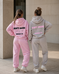 Precio al por mayor Sudadera con capucha personalizada de invierno para mujer, 100% fibra de bambú, forro polar grueso, de secado rápido, con bolsillos, talla grande, color rosa - Product Image 2