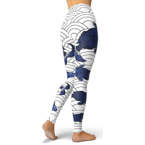 High Quality Women's Sport Leggings New Fashion Wear <b>Tights</b> <b>with</b> <b>Star</b> Print Plus Size High Waist Leggings OEM Service - Product Image 5