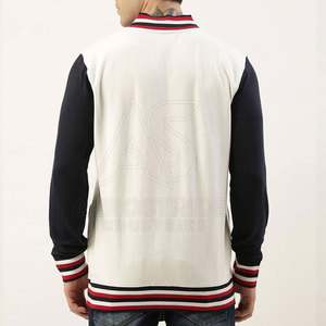 Stylish Casual Varsity <b>Jacket</b> Stand Lightweight Breathable Eco-Friendly Winter Design Smooth <b>Lining</b> Premium Button Closure - Product Image 2