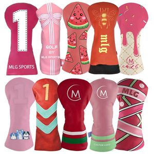 Housse de tête de club de golf en cuir PU brodée sur mesure, imperméable avec fermeture magnétique, modèle Honor-tt4, tailles 3 # /1 # /5 # - Product Image 3