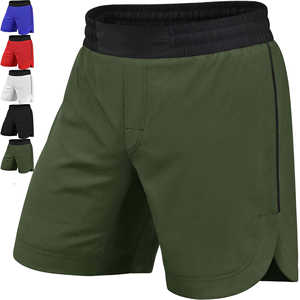 Pantalones Cortos Casuales de Cinco Puntos para Hombre, 9 Pulgadas, de Verano, de Secado Rápido, Resistentes al Viento, para Fitness y Deportes, 100% Algodón, Cintura Elástica - Product Image 1