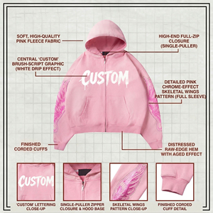 เสื้อฮู้ดผู้ชายสไตล์ฮิปฮอปแบบสวมหัว ผ้าโพลีเอสเตอร์ 100% หนานุ่ม ทรงหลวม ใส่สบาย เหมาะสำหรับฤดูใบไม้ร่วง ป้องกันลม มีกระเป๋า - Product Image 6