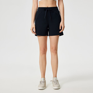 Shorts de sport décontractés pour femmes, taille élastique, cordon de serrage, poches latérales, coupe ample, séchage rapide, collection Printemps 2026 - Product Image 5