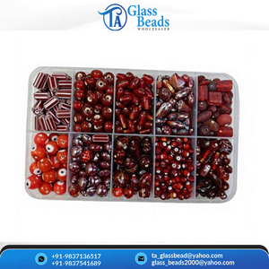 Juego de Cuentas de Cristal y Vidrio Coloridas de Alta Calidad para la Fabricación de Joyería al por Mayor, Pulseras Hechas a Mano, Collares de Moda - Product Image 2