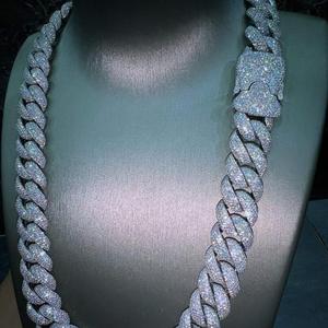 SRADAM HOUSE Designer Collier Chaîne Tennis Hiphop en Argent Sterling 925 et Moissanite, Coupe Brillante, Bijoux Fins Scintillants de Qualité Supérieure - Product Image 2
