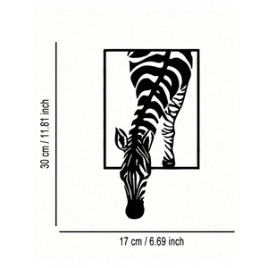 Arte Murale Moderna con Zebrate in Bianco e Nero per Soggiorno, Ufficio, Camera da Letto - by CIFbuy - Product Image 6