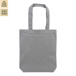 Bolsa de Tela de Algodón Reciclado con Bolsillo Interior, 225 GSM, 38x42x8 cm, Logotipo Personalizado, Promocional, Mayorista, Fabricante, OEM, ODM, B2B - Product Image 1