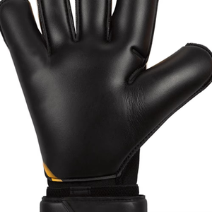 German Latex Custom Design Black and Yellow Negative Finger Stretchable Soccer Goalkeeper Gloves With 4mm German Latex - Product Image 5