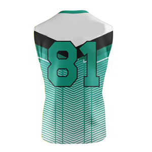 Custom <b>Volleyball</b> Jersey <b>Set</b> Green White Sublimated Print Moisture Wicking Unisex Adult Fitted Tank Top Shorts Crew Neck - Product Image 5