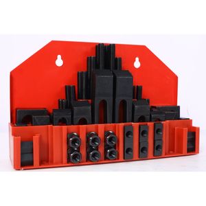 58-Piece T Slot <b>Clamping</b> Kit Mill Machinist Set with 5/8 <b>Table</b> Slot 1/2 13 Stud Size for Vise - Product Image 3