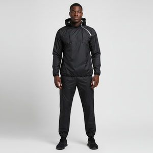 Wholesale Customized Color Sauna Hoodie Weight Loss Full Tracksuit <b>Trainer</b> Clothes Exercise Body Sweat Home Use Polyester Fiber - Product Image 5