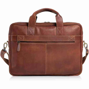 Leather Laptop <b>Bag</b> With Lightweight Design And Spacious Compartments Perfect <b>For</b> Professionals Office <b>Work</b> And Daily Travel - Product Image 1