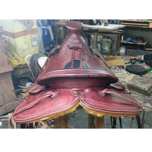 Selles de course de chevaux les plus tendances Selle en cuir pur Selle de corde usinée par cheval occidental à un prix raisonnable - Product Image 6