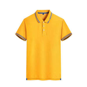 Camisa Polo Personalizada de Manga Corta para Hombre, Casual, Transpirable, para Golf, con Cuello y Puños en Contraste - Product Image 2