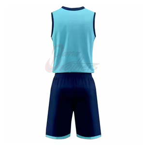 Tenue d'entraînement de volley-ball de dernière conception fabriquée en usine, uniforme de volley-ball de couleur unie - Product Image 3