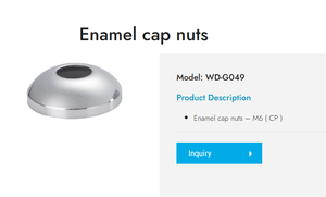 Tuerca de Esmalte Sanitario de Taiwán - Product Image 2