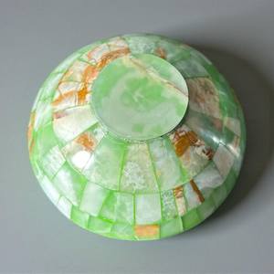 Centro de mesa de ónix de mármol, tazón de piedra artesanal contemporáneo, ónix de mármol pulido de primera calidad, precio al por mayor. - Product Image 4